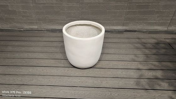 Estilo moderno para o seu jardim com uma panela de cimento de fibra e argila de fibra