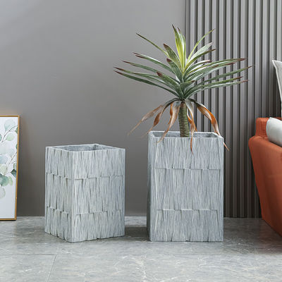 Jardim deslumbrante com nossos plantadores de argila de fibra durável D440*390MM