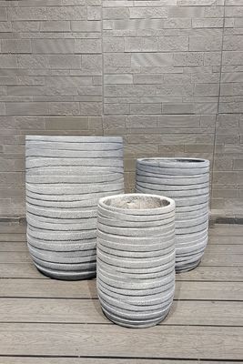 7-8 Anos Tempo de vida Planteiro de argila de fibra personalizado para forno de carvão / aquecedor queimadores de acampamento aquecedor / churrasco