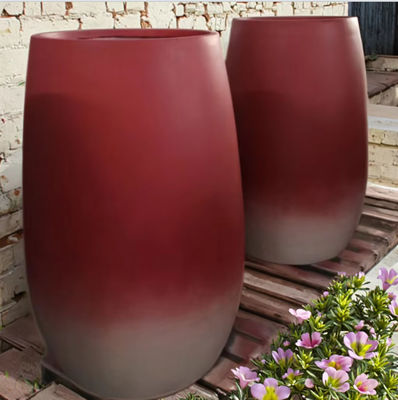 Gráfico Potes de flores altas Plantação Casa e jardim Decoração de interiores Outdoor Potes de flores de concreto
