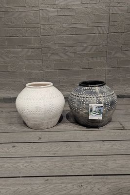 Planta de barro reforçado redondo Durável e funcional para suas necessidades de jardim