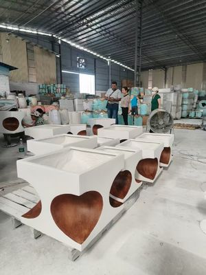 Plantação em fibra de argila resistente a rachaduras