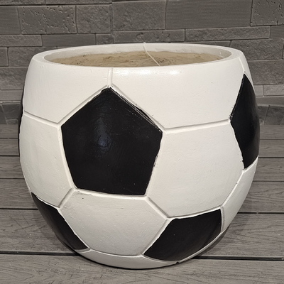 design de bola de futebol desportiva divertida - temática aparência cônica esférica plantação de fibra de argila leve durável pouca manutenção florilha férias decoração de escritório villa jardim projeto de paisagismo